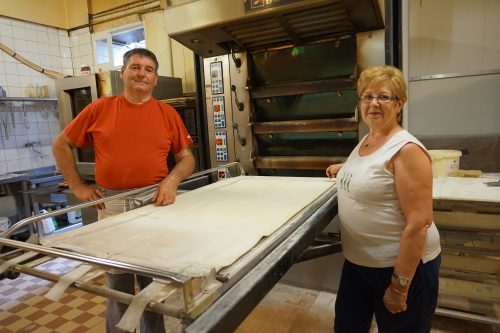 Monique et Bernard Imbert, gérants de la boulangerie «Au pompon rouge»