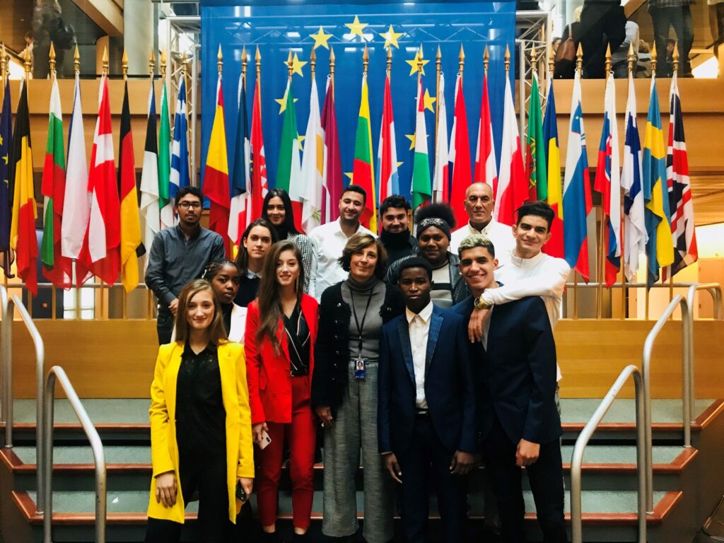 Une délégation de l’École de la 2e Chance de Marseille au Parlement européen