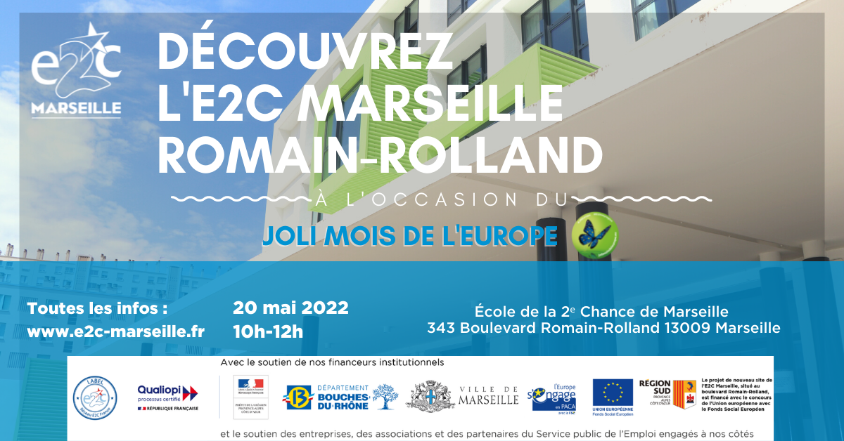 Joli mois Europe à l'Ecole de la 2e Chance (E2C) de Marseille