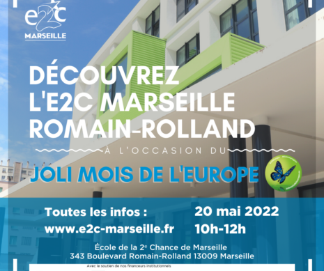 Joli Mois de l’Europe – Découverte de l’E2C Marseille sur le site de Romain-Rolland